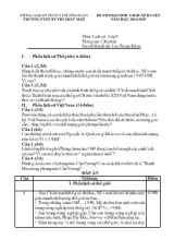 Đề thi học sinh giỏi cấp huyện năm học 2014-2015 môn lịch sử . lớp 9 thời gian 120 phút